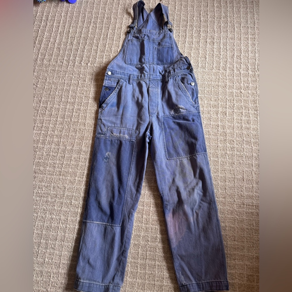 Free People Patch Carpenter Overalls